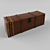 Gipfel Wine Case: Exquisite Wood, Leather & Metal Finish 3D model small image 2