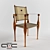 Albera AS-27: Stylish Wooden Chair 3D model small image 1