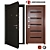 Maestro Entry Metal Door: Top-Quality Security & Style 3D model small image 1