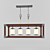 Modern LED Ceiling Light Fixture 3D model small image 1