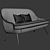 Modern 375 Walter Knoll Sofa 3D model small image 3