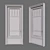 Classic Style Dark Wood Window 3D model small image 2