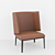 Luxurious Copenhagen Leather Lounge Chair 3D model small image 2