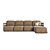 Braid Collection by Rugiano: Sophisticated Sofa 3D model small image 2