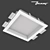 Zenit STP A25 200x200 LED Ceiling Lights 3D model small image 1