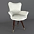 Modern Comfort: Sleek Chair Design 3D model small image 2