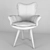 Modern Comfort: Sleek Chair Design 3D model small image 3