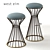 west elm Adelphi Stool: Modern and Versatile 3D model small image 1