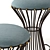 west elm Adelphi Stool: Modern and Versatile 3D model small image 2