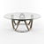 Sleek Round Coffee Table 3D model small image 1
