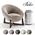 Baker Pod Lounge Chair Set: Sleek Modern Design 3D model small image 1