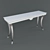 Elegant Ivory-Legged Table 3D model small image 2