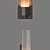 Title: Modern Raindrop Wall Sconce 3D model small image 2