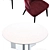 Minotti Aston: Stylish Dining Chair & Table 3D model small image 3