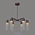 Elegant Raindrop Chandelier 3D model small image 1