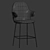 Modern Stool for Catching Tradition 3D model small image 2