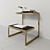 Elegant Curata End Table: Perfectly Sized! 3D model small image 1