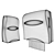 Kimberly-Clark Dispenser Set 3D model small image 2