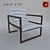 Modern White Dillon Armchair 3D model small image 1