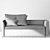 2 Seater Sofa Bed Set 3D model small image 3