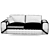 Italian Made Sofa 3D model small image 3