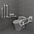 Toto CW923SGUR Toilet & Accessible Equipment 3D model small image 3