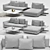 Walter Knoll Tama Living: Modern & Chic Seating 3D model small image 2