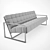 Elegant Goldfinger Apartment Sofa 3D model small image 3