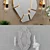 Luxury Console, Mirror & Wall Light Set 3D model small image 3