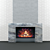 Modern Style Fireplace: Version 10 3D model small image 1