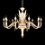 Elegant Murano Glass 12-Light Chandelier 3D model small image 1