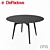 Industrial Chic Round Dining Table 3D model small image 1