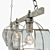 Elegant Broxton Rectangular Chandelier 3D model small image 2