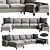 Luxury Shofers Sofa: Inviting Elegance 3D model small image 1