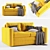 Blest Indi - Compact and Stylish Sofa 3D model small image 2