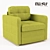 BlestTM Indie Armchair: Organic Comfort 3D model small image 1