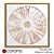 Kartina_029: Modern Rose Gold Canvas Art 3D model small image 2