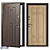 Continent-Consul Entrance Doors: Unmatched Quality & Security 3D model small image 1