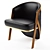 Lucky Chair: Sophisticated Elegance 3D model small image 2