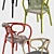 Brezel Rattan Dining Chair 3D model small image 2