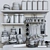 Kitchen Essentials Set: Grocery, Cookies, Cutlery 3D model small image 2