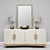 Elegant Adela Set: Buffet, Mirror, Table Lamp 3D model small image 1