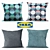 IKEA Decorative Pillows Set 3D model small image 1