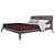 Elegant Kelly Bed by Poliform 3D model small image 1