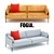 Elegant and Modern Dini Sofa 3D model small image 2