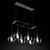 Elegant Languedoc Linear Chandelier 3D model small image 2