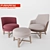 Comfortable and Stylish Armchairs by Flexform 3D model small image 1