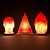 Natural Himalayan Salt Lamp Trio 3D model small image 1