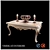 Elegant VIMERCATI INTERIORS Table with Vase & Candle 3D model small image 2