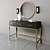 Elegant Lisbeth Console Table Set 3D model small image 2